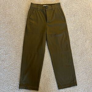 Zara Women’s Dark Green Cargo Pants